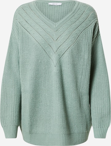 ABOUT YOU Sweater 'Emilia' in Green: front