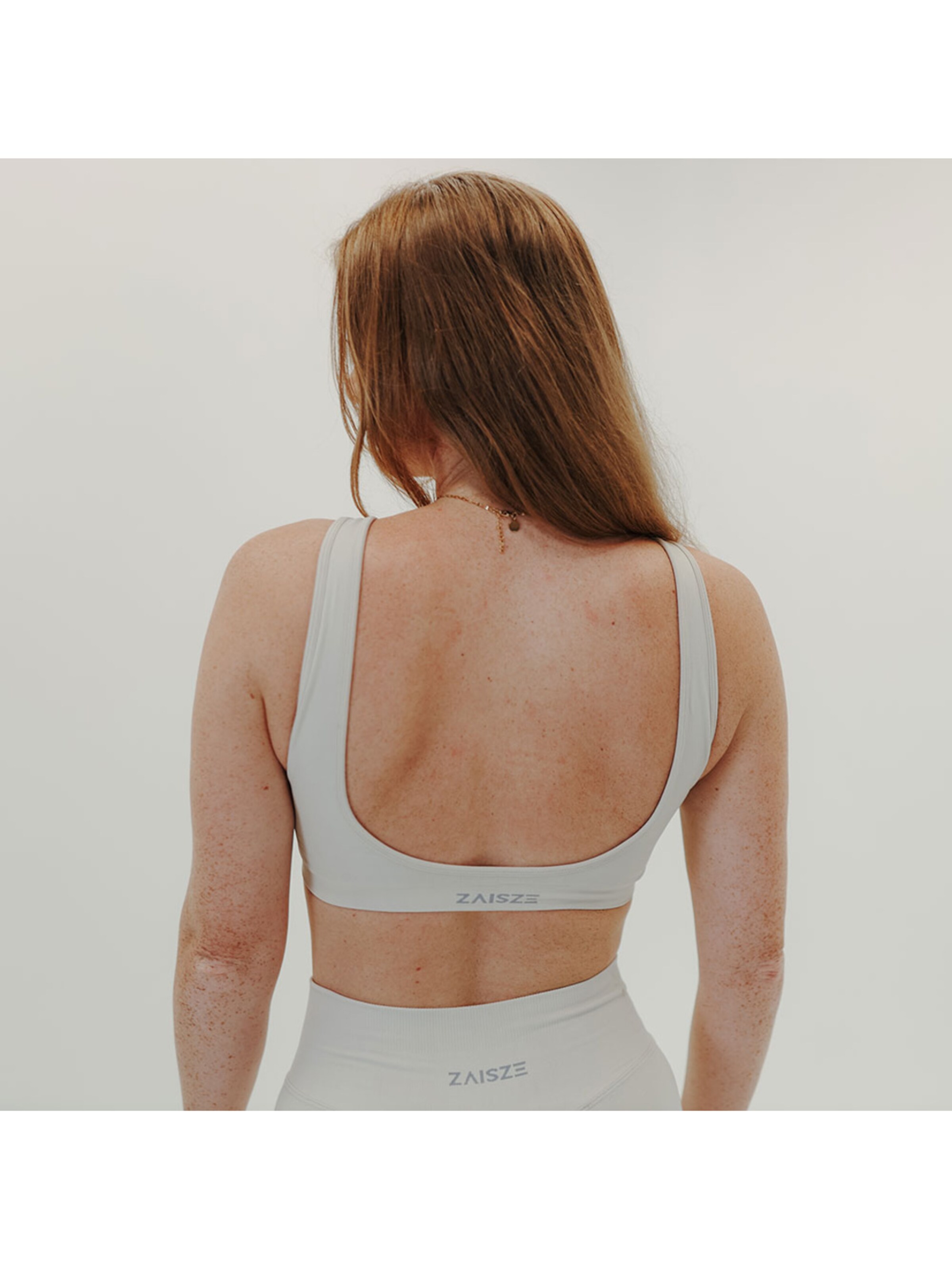 Zaisze - Bustier Sujetador deportivo 'Desert Glow' en beige