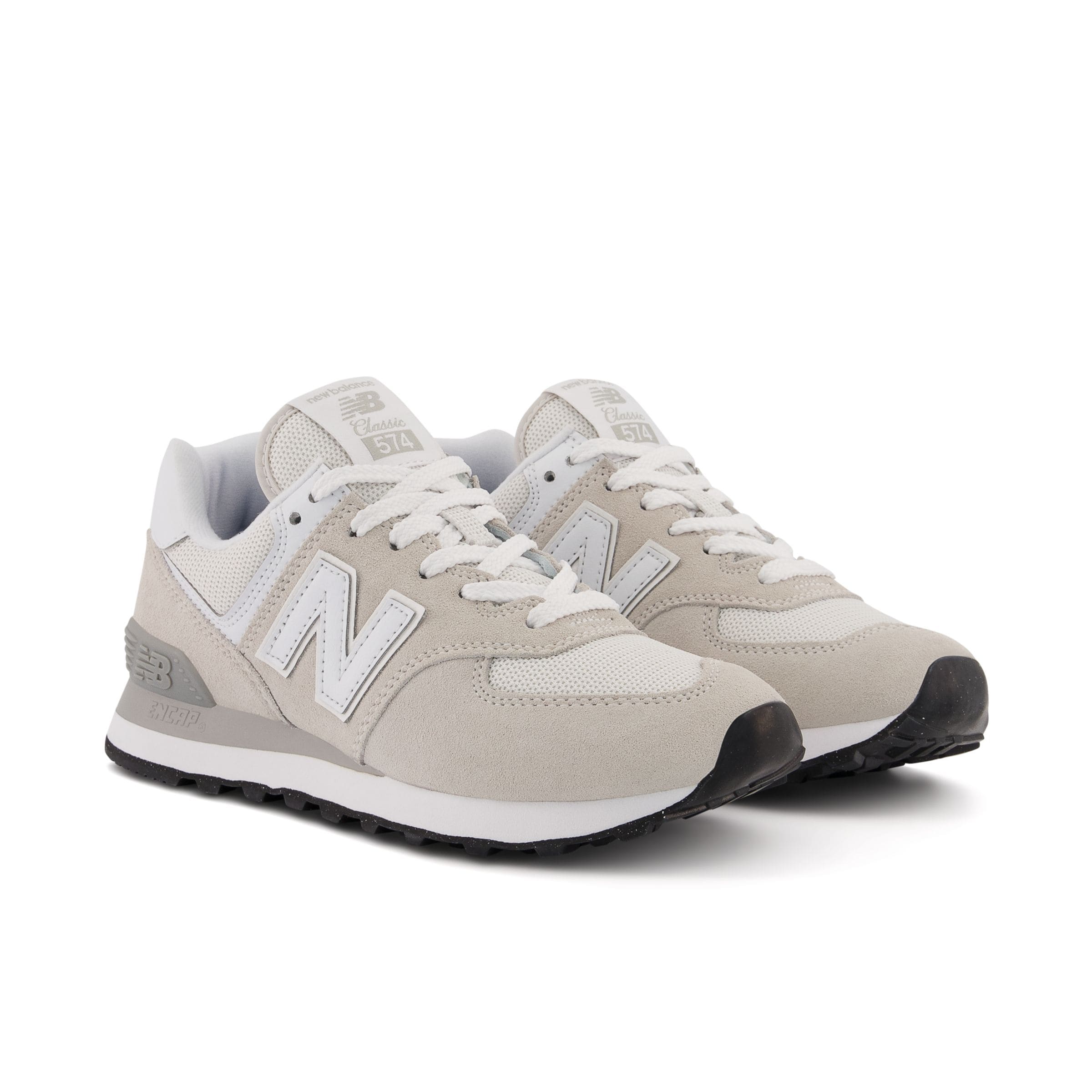 Sneaker bassa '574' di new balance in bianco