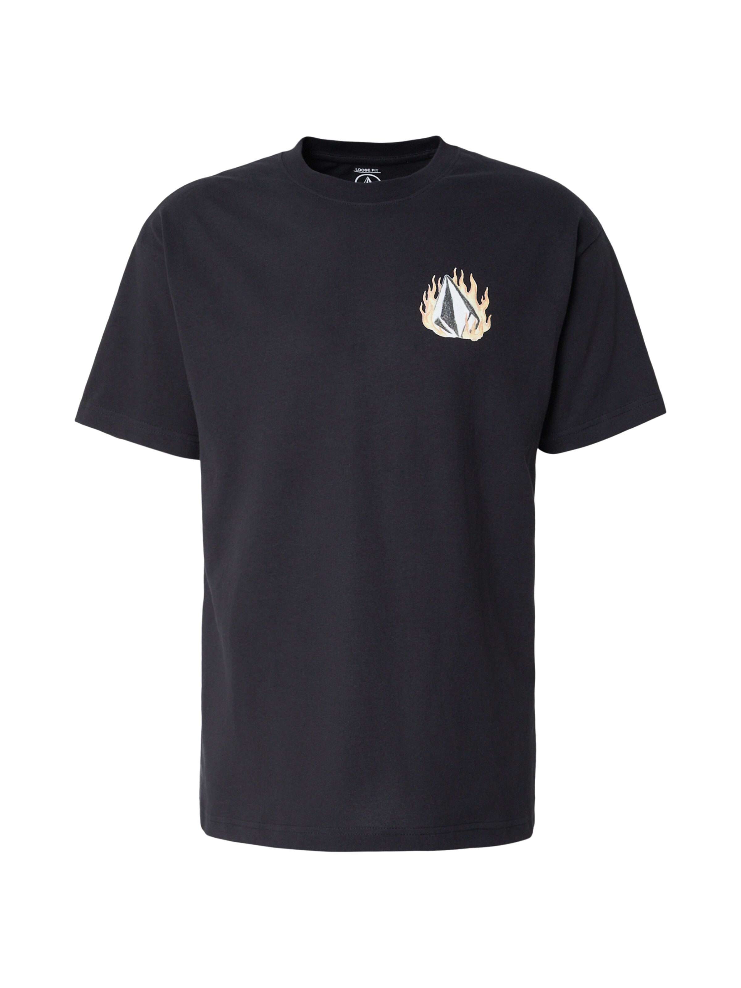 Volcom Tričko 'DOUBLE FANTASY' - světlemodrá / zelená / oranžová / černá, Produkt