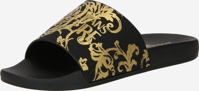 Versace Jeans Couture Pantolette 'SHELLY' i guld / svart, Produktvy