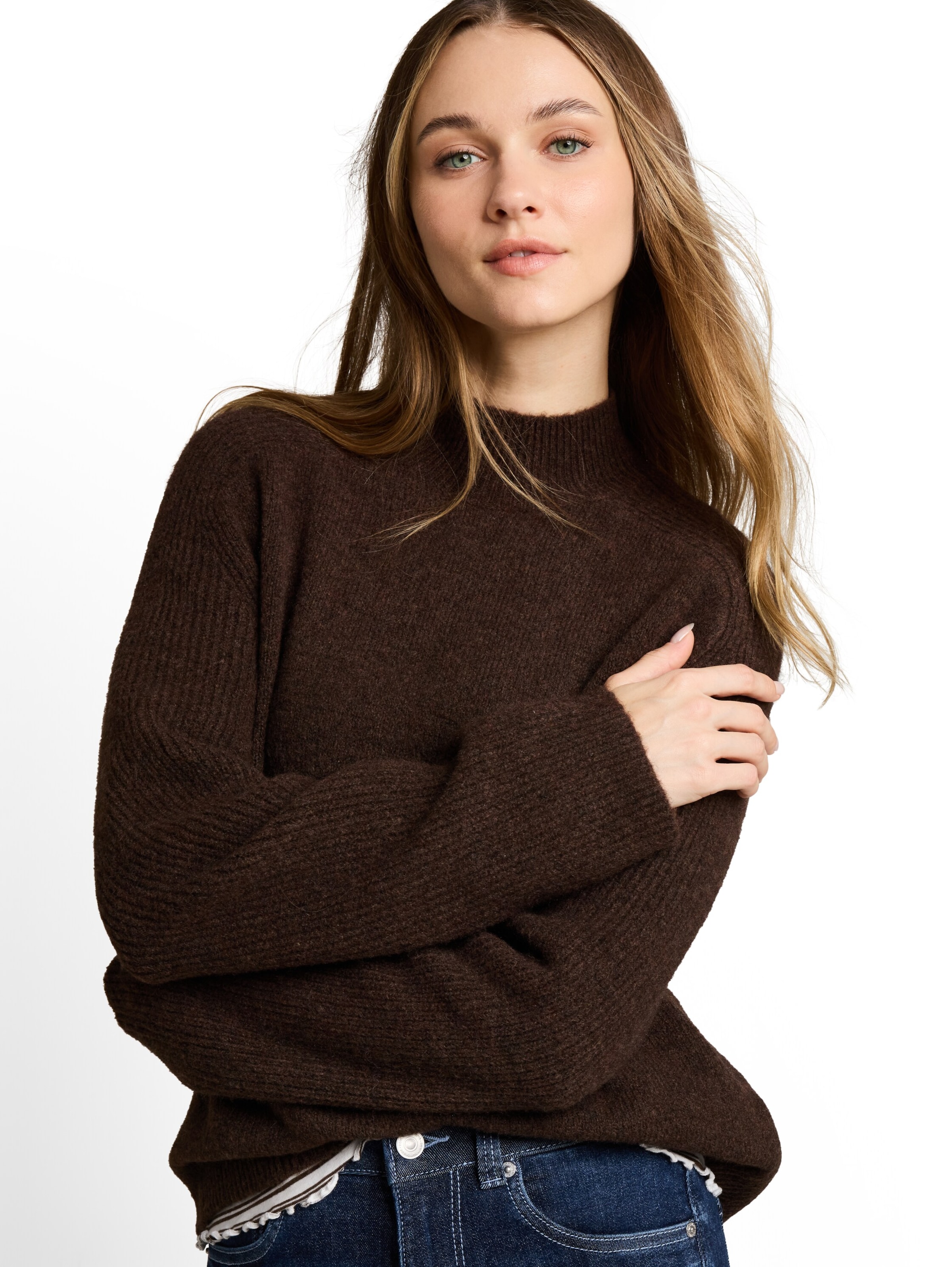 Pulover de la TOM TAILOR DENIM pe maro