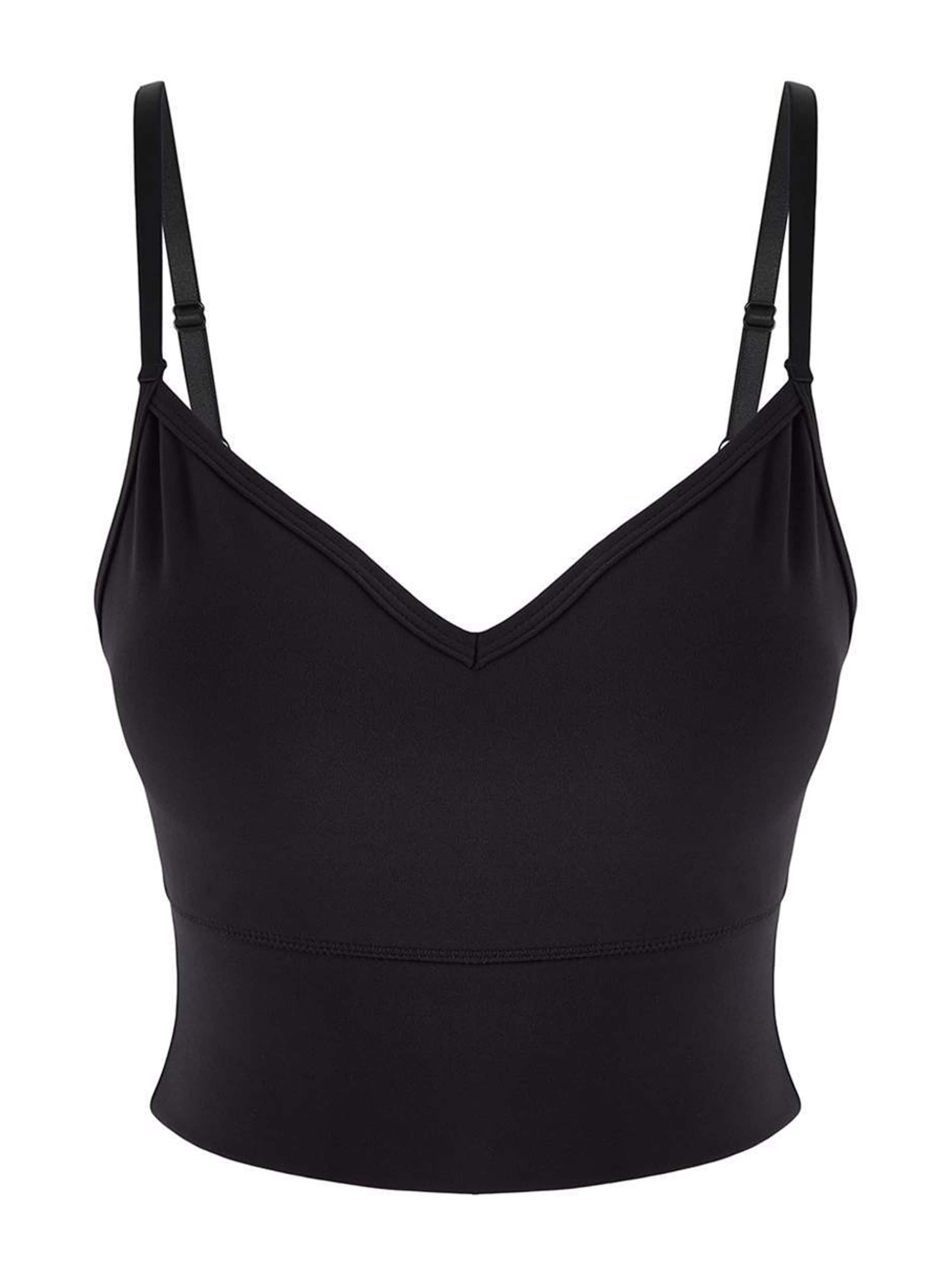 Trendyol Μπουστάκι Σουτιέν σε μαύρο: μπροστά
