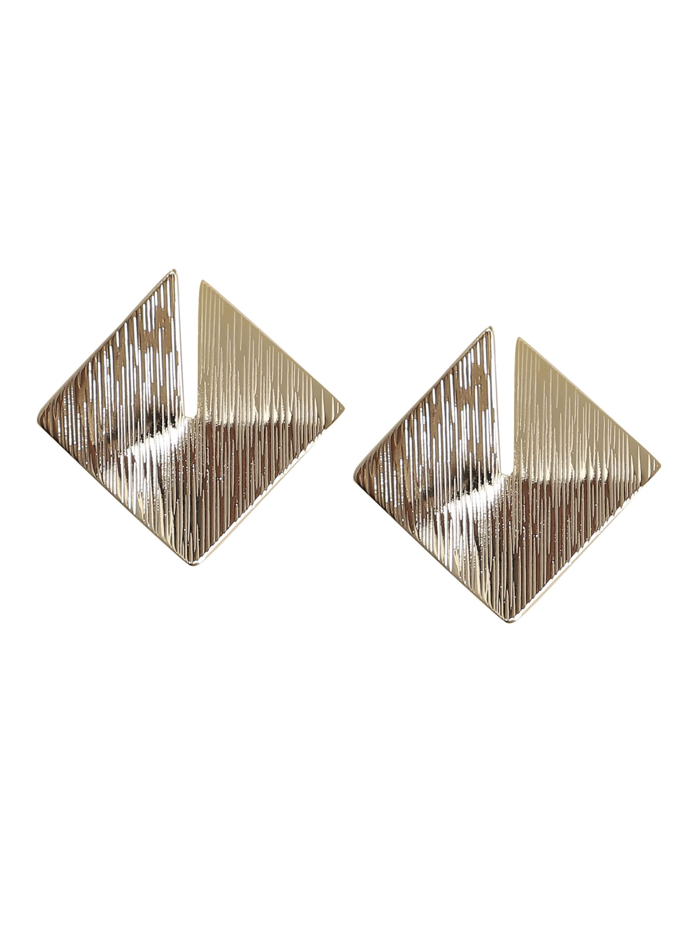 SOHI Náušnice 'Jeri' – zlatá: přední strana