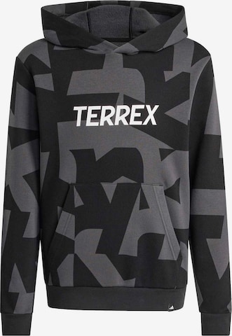 ADIDAS TERREX Sportsweatshirt i sort: forside
