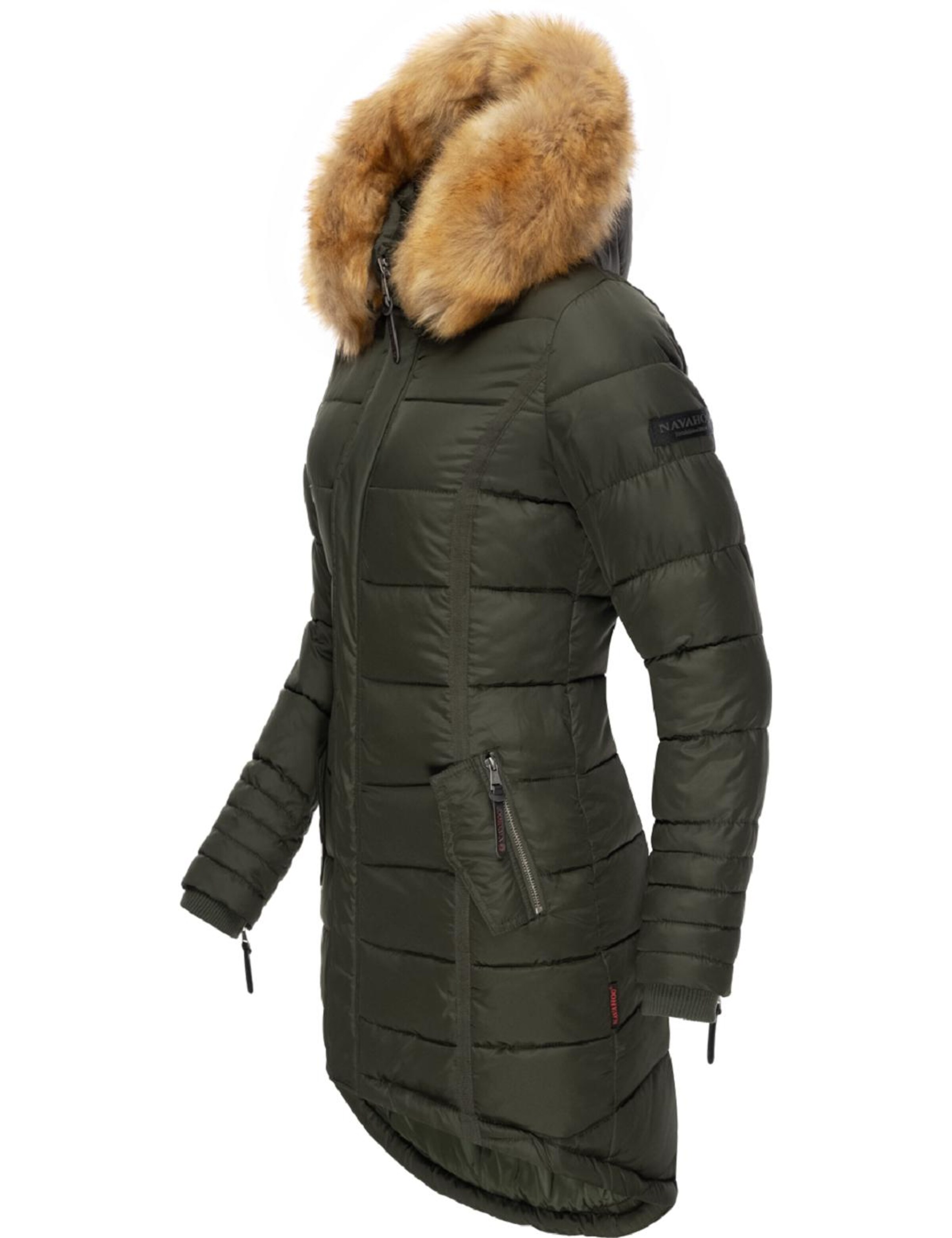 NAVAHOO Χειμερινό παλτό 'Papaya' σε πράσινο
