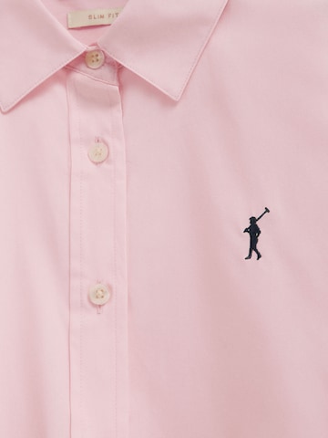 Polo Club Hemd 'Rigby' in Pink