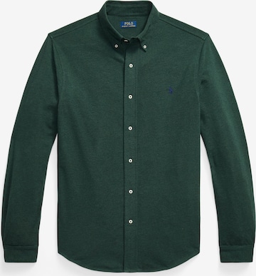 Coupe regular Chemise Polo Ralph Lauren Big & Tall en vert : devant