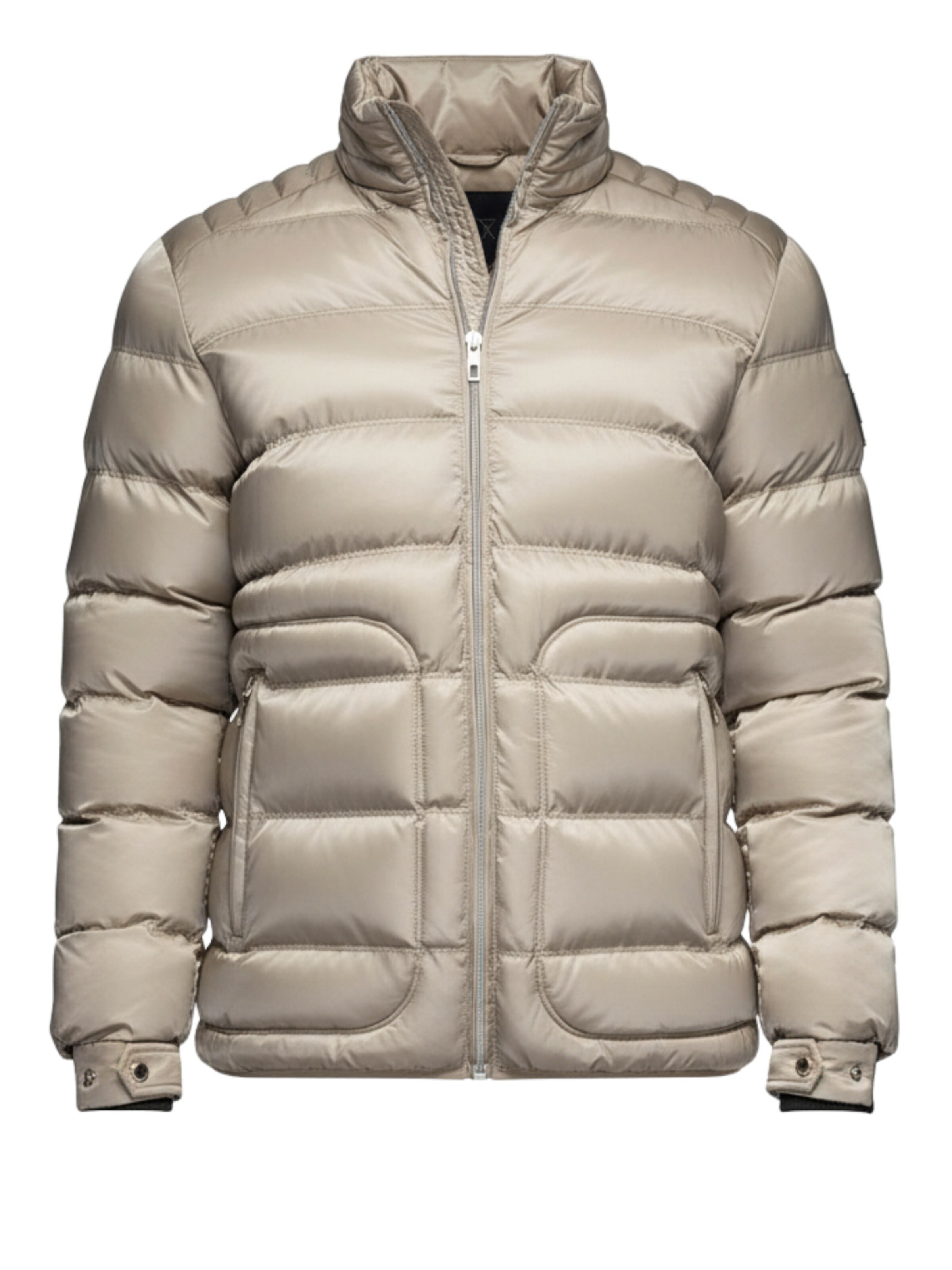 Ombre Veste d’hiver en crème, Vue avec produit