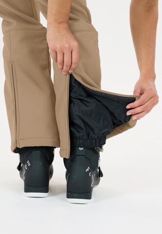 Athlecia Regular Softshellhose Vikki in Braun