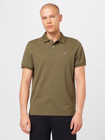 GANT - Camiseta en verde: frente