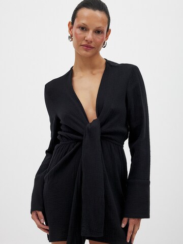 NA-KD Kleid in Schwarz
