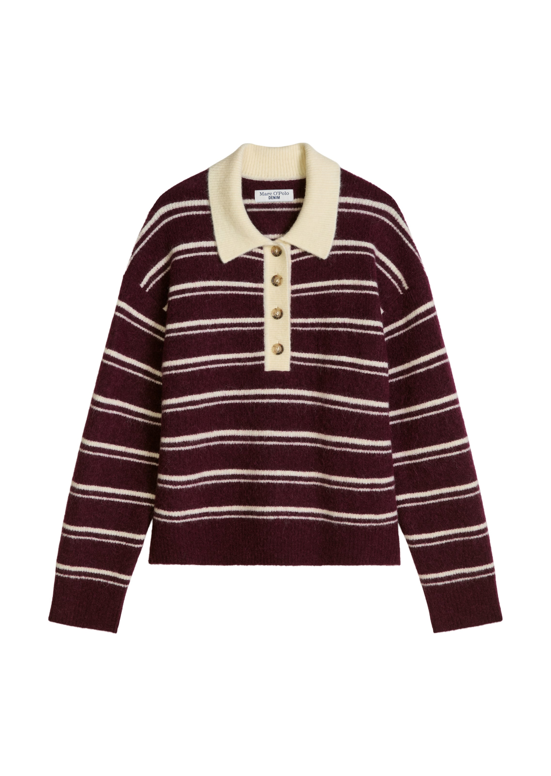 Marc O'Polo DENIM Pullover in Braun: Vorderseite