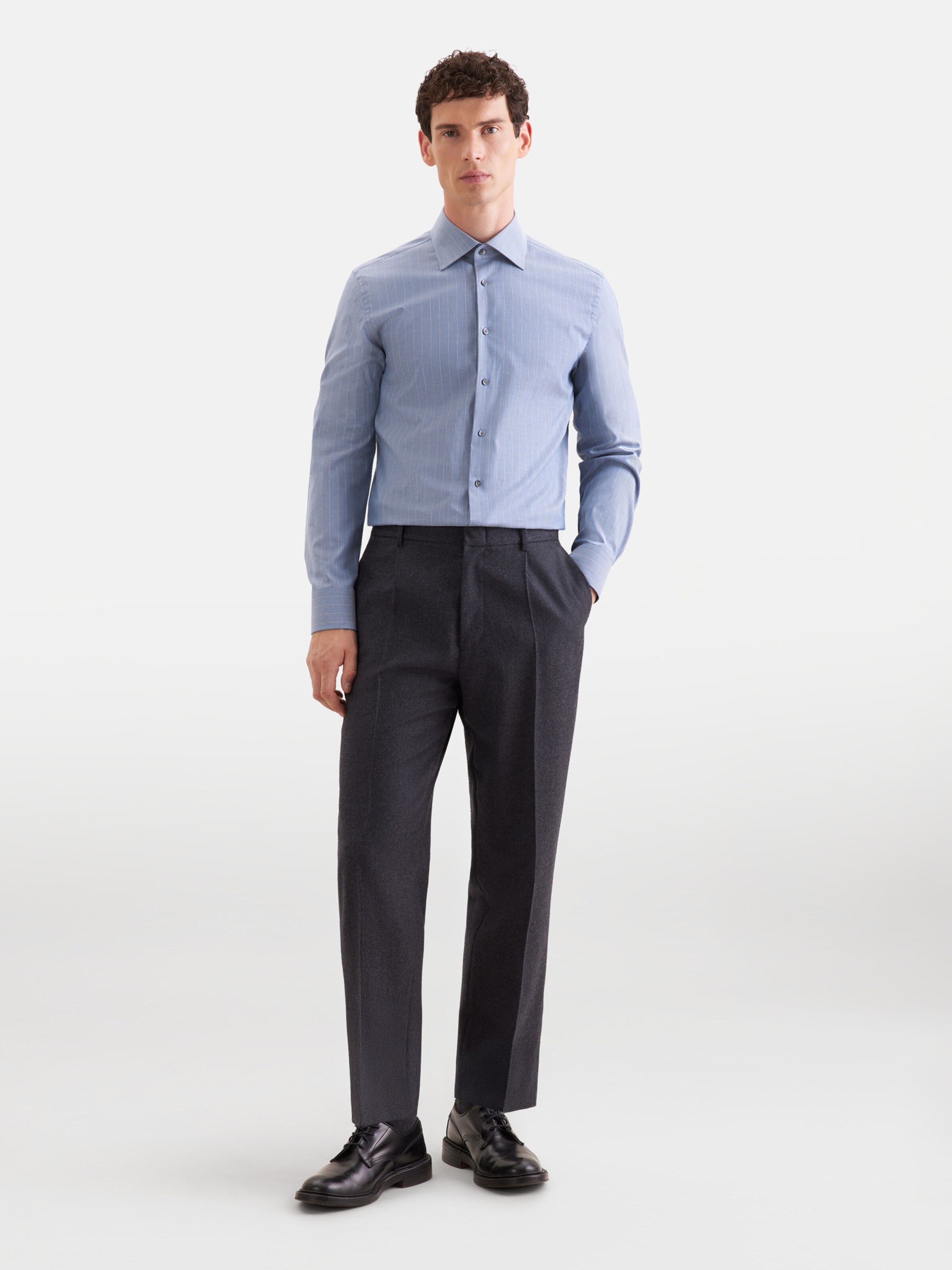 SEIDENSTICKER Slim fit Overhemd in Blauw