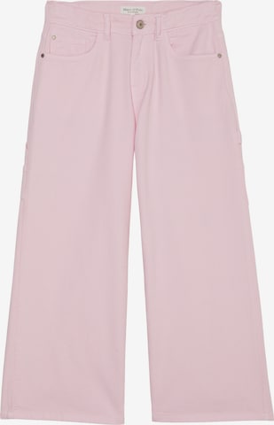 Marc O'Polo Wide leg Jeans in Lila: voorkant