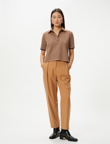 Koton Poloshirt in Braun