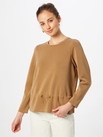 s.Oliver Sweatshirt in Braun: predná strana