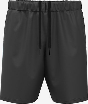 UNDER ARMOUR Workout Pants 'Wordmark' in Black: front