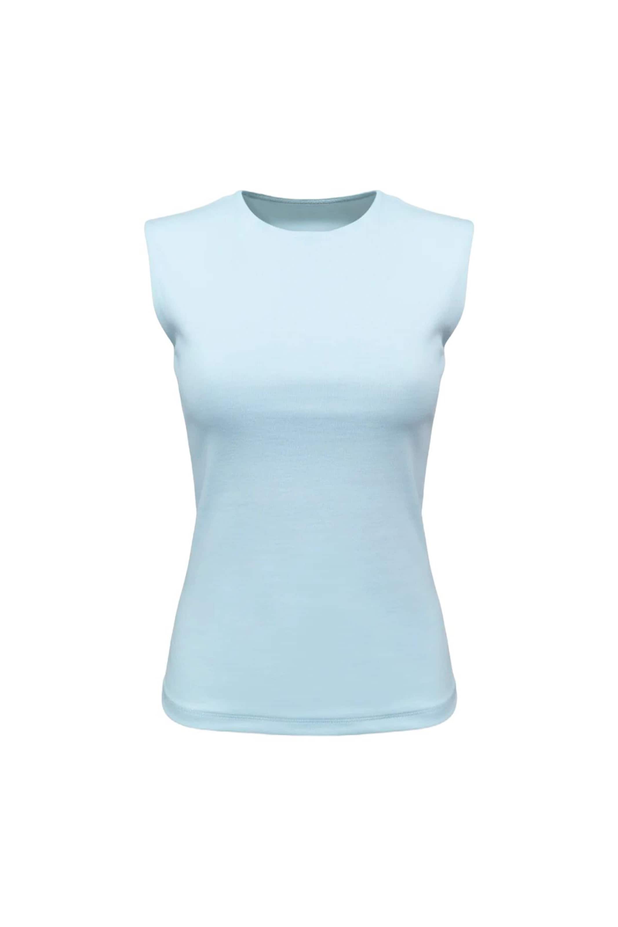 No Matter What Top in Blauw: voorkant
