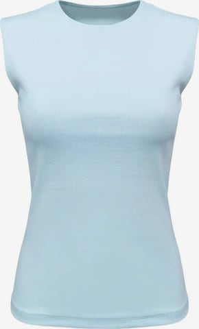 No Matter What Top in Blauw: voorkant