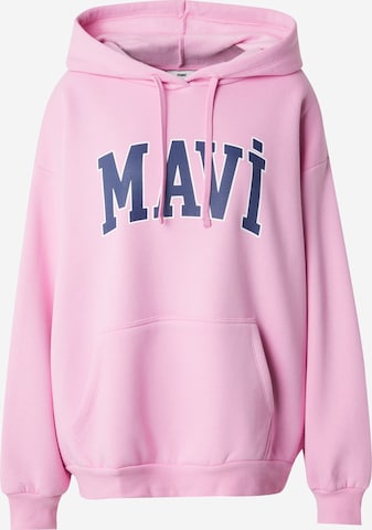 Felpa di Mavi in lilla: frontale