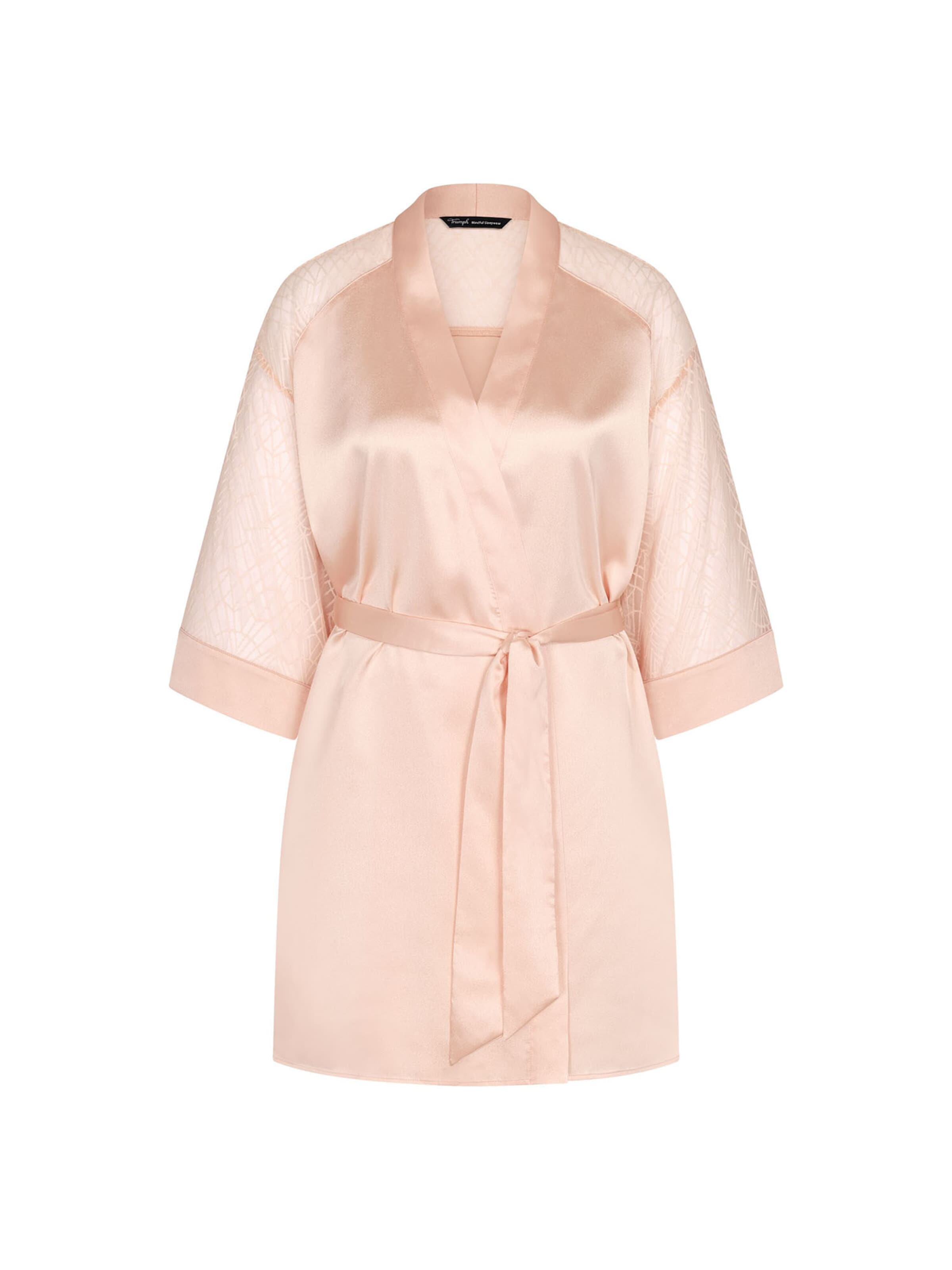 TRIUMPH Morgenmantel ' Red Label A Weekend to Remember ' in Beige: Vorderseite