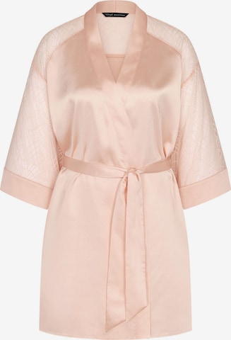 TRIUMPH Morgenmantel ' Red Label A Weekend to Remember ' in Beige: Vorderseite