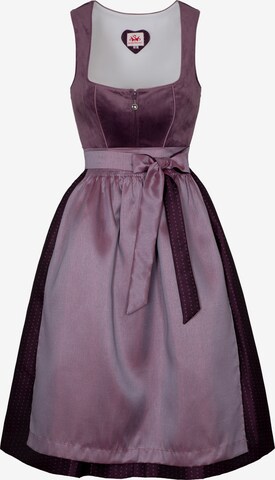 SPIETH & WENSKY Dirndl 'Doreen' in Purple: front