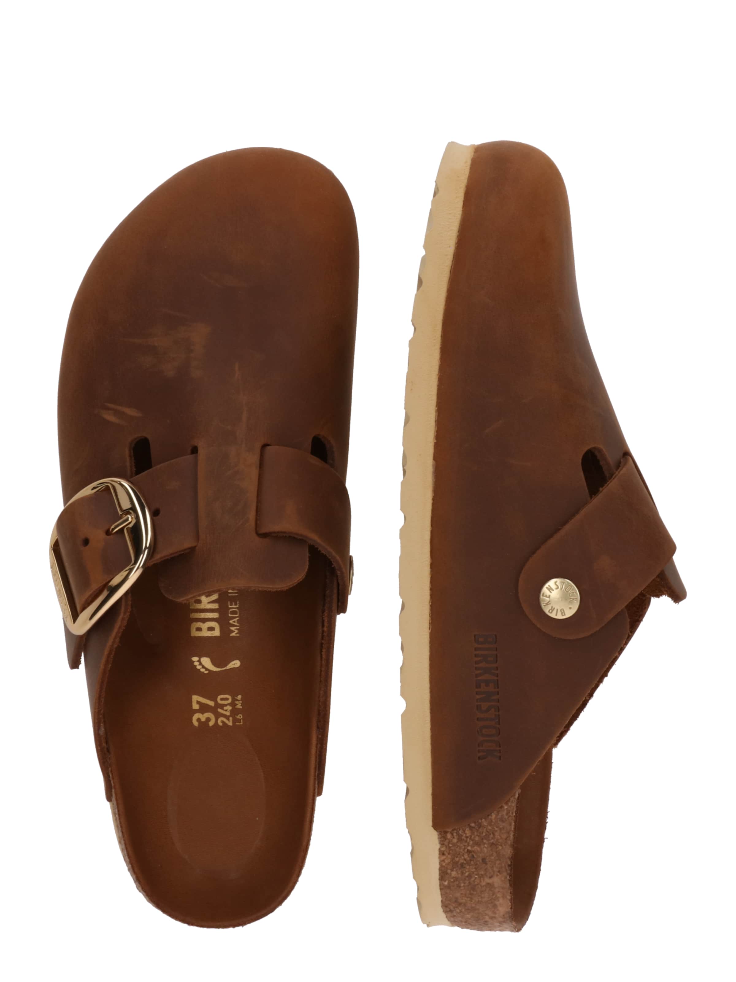 BIRKENSTOCK Пантолеты 'Boston' в Коричневый