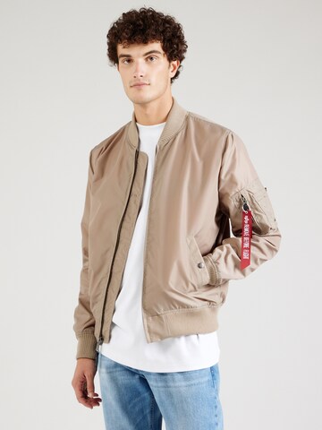 ALPHA INDUSTRIES Between-season jacket 'MA-1 TT' in Beige: front