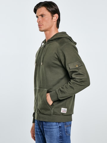 BIG STAR Sweatvest in Groen