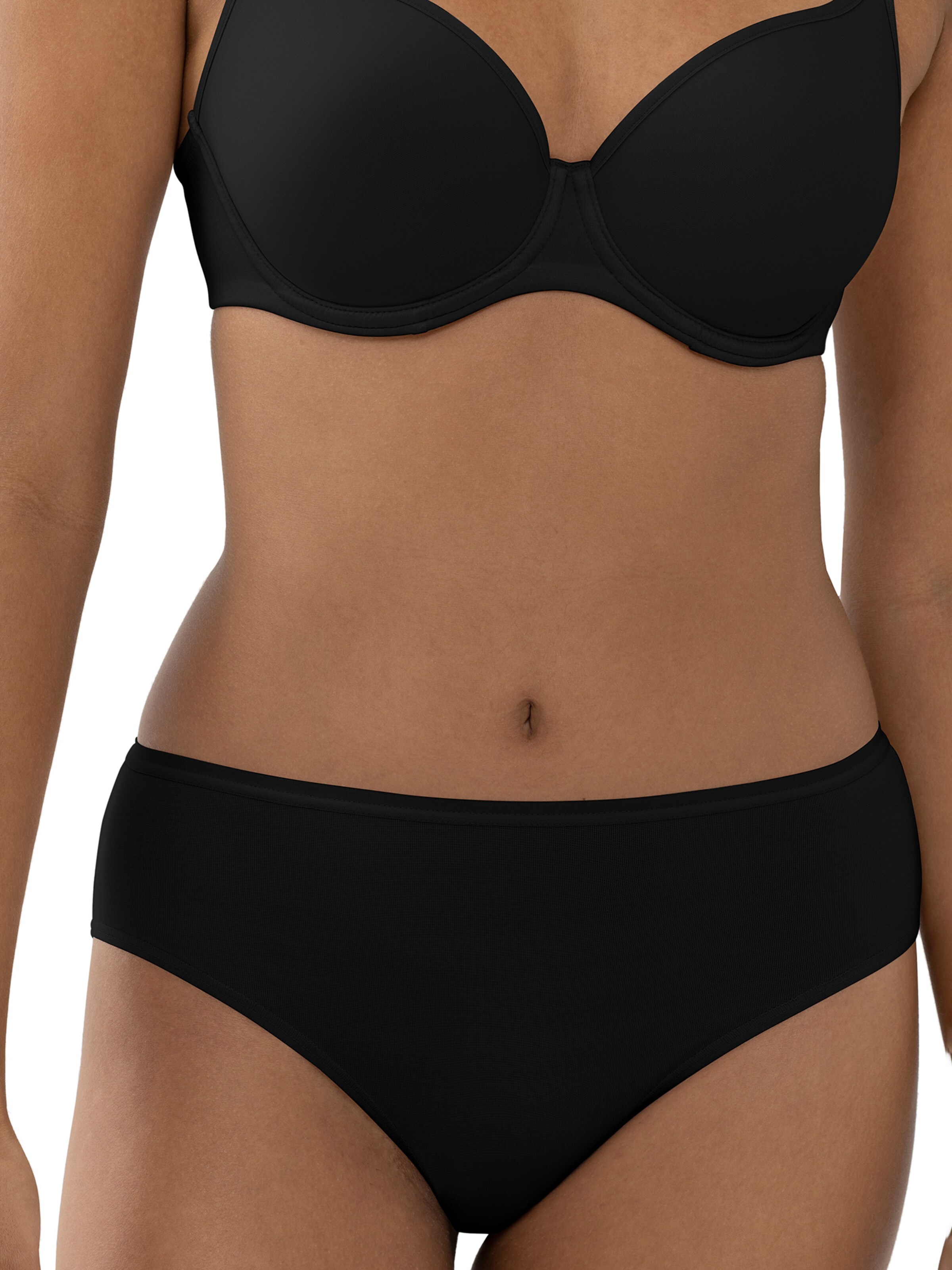 Slip Mey en noir : devant