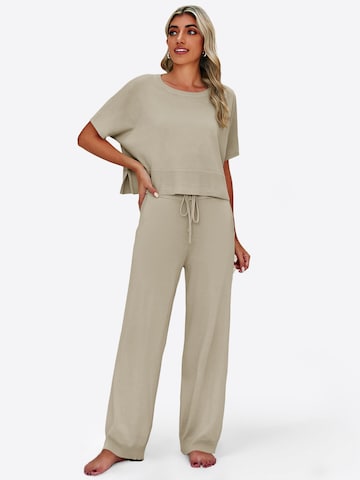 Imily Bela Φόρμα για το σπίτι σε πράσινο: μπροστά