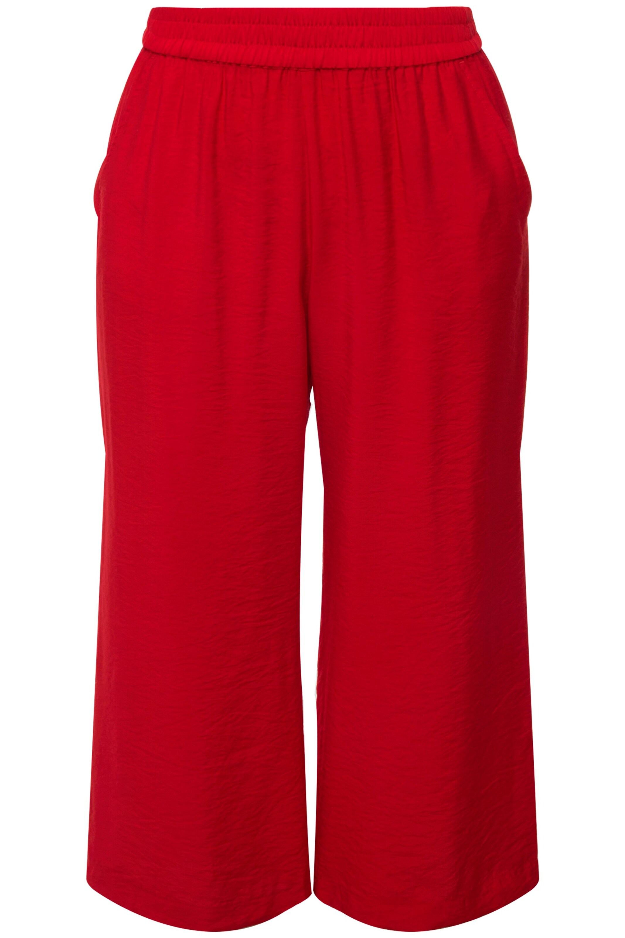 Ulla Popken Broek in Rood: voorkant
