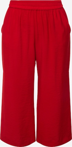 Ulla Popken Trousers in Red: front