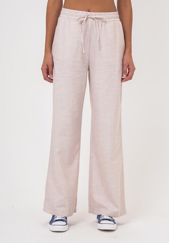 FRESHLIONS Loose fit Trousers 'Lucinda' in Beige: front