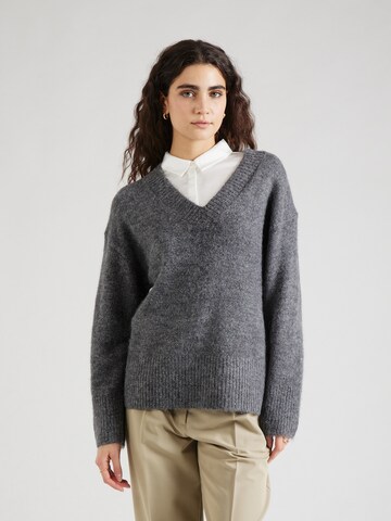 Pull-over Gina Tricot en gris : devant