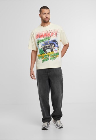 MARKET T-Shirt 'Wheels Off' in Beige