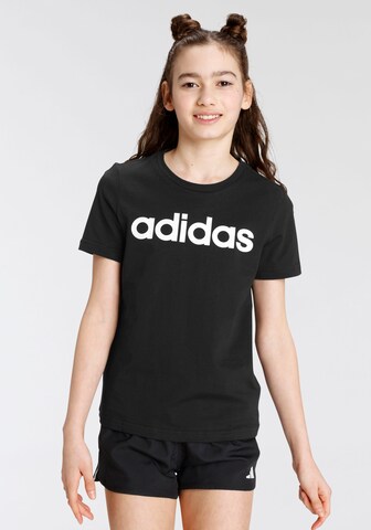 ADIDAS SPORTSWEAR - Camisa funcionais 'Essentials' em preto: frente