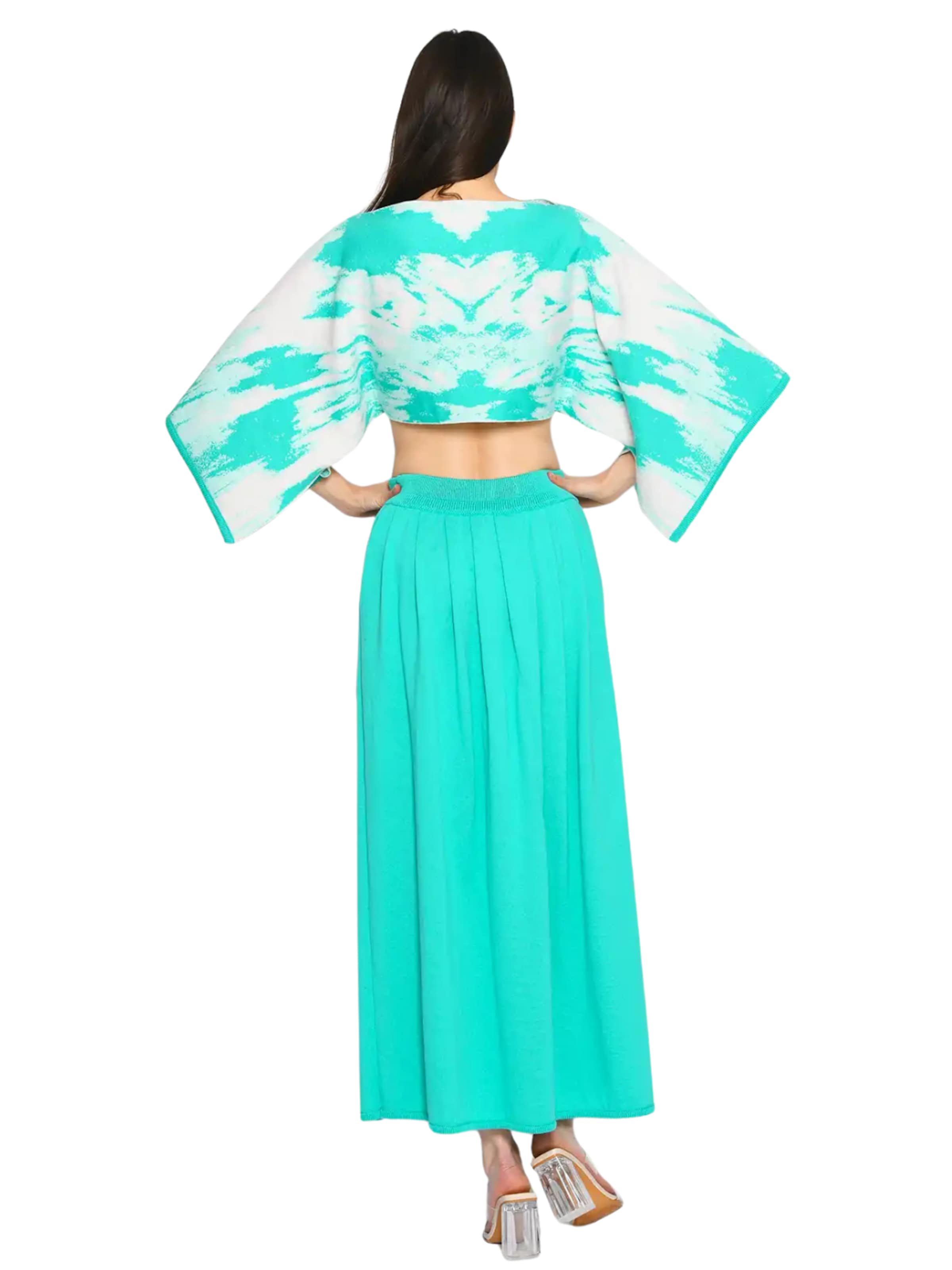 Süel knitwear - Falda 'Hanna' en verde