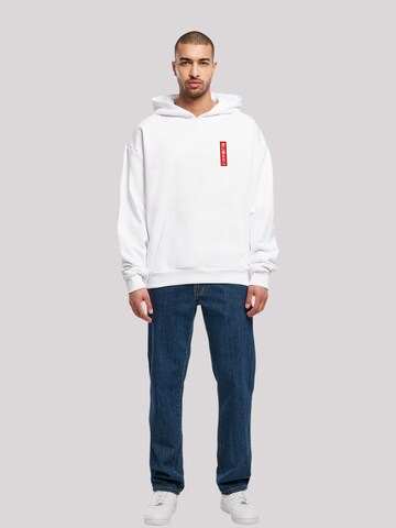 F4NT4STIC Sweatshirt 'Crab Kanji Japan' in White