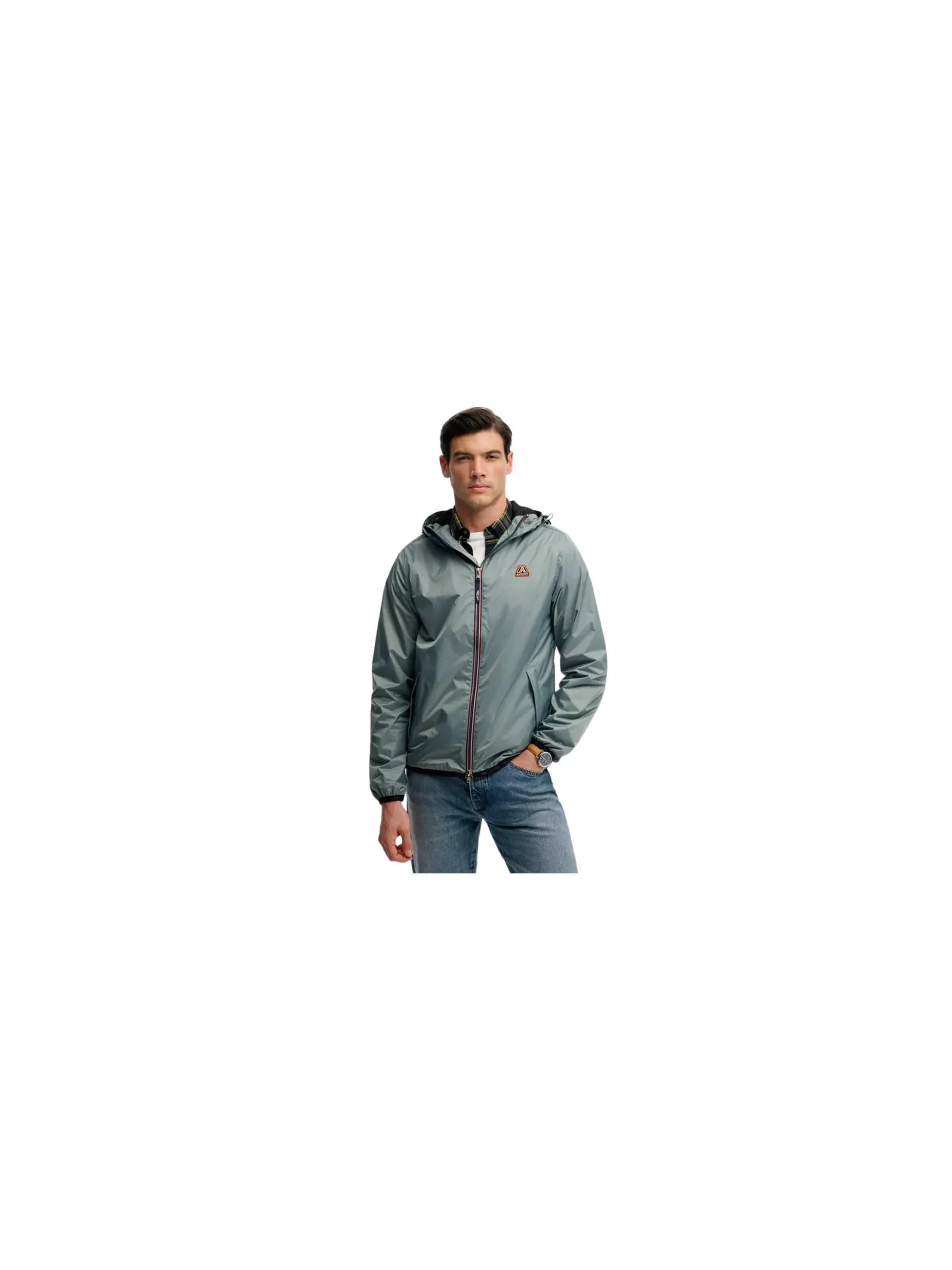 Parka invernale 'Essential Tri' di Superdry & Co in grigio: frontale
