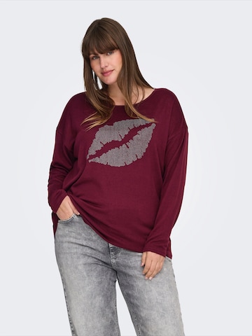 ONLY Carmakoma Shirt 'CARALBA' in Red: front