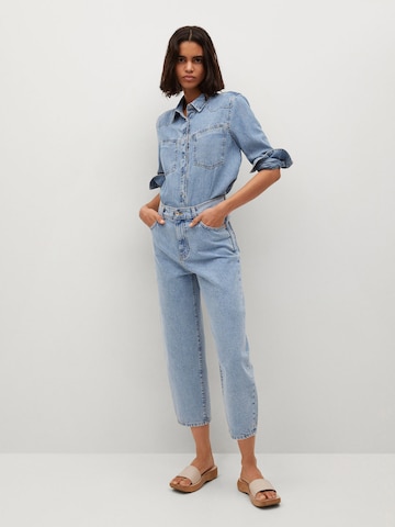 MANGO Loose fit Jeans 'Antonela' in Blue