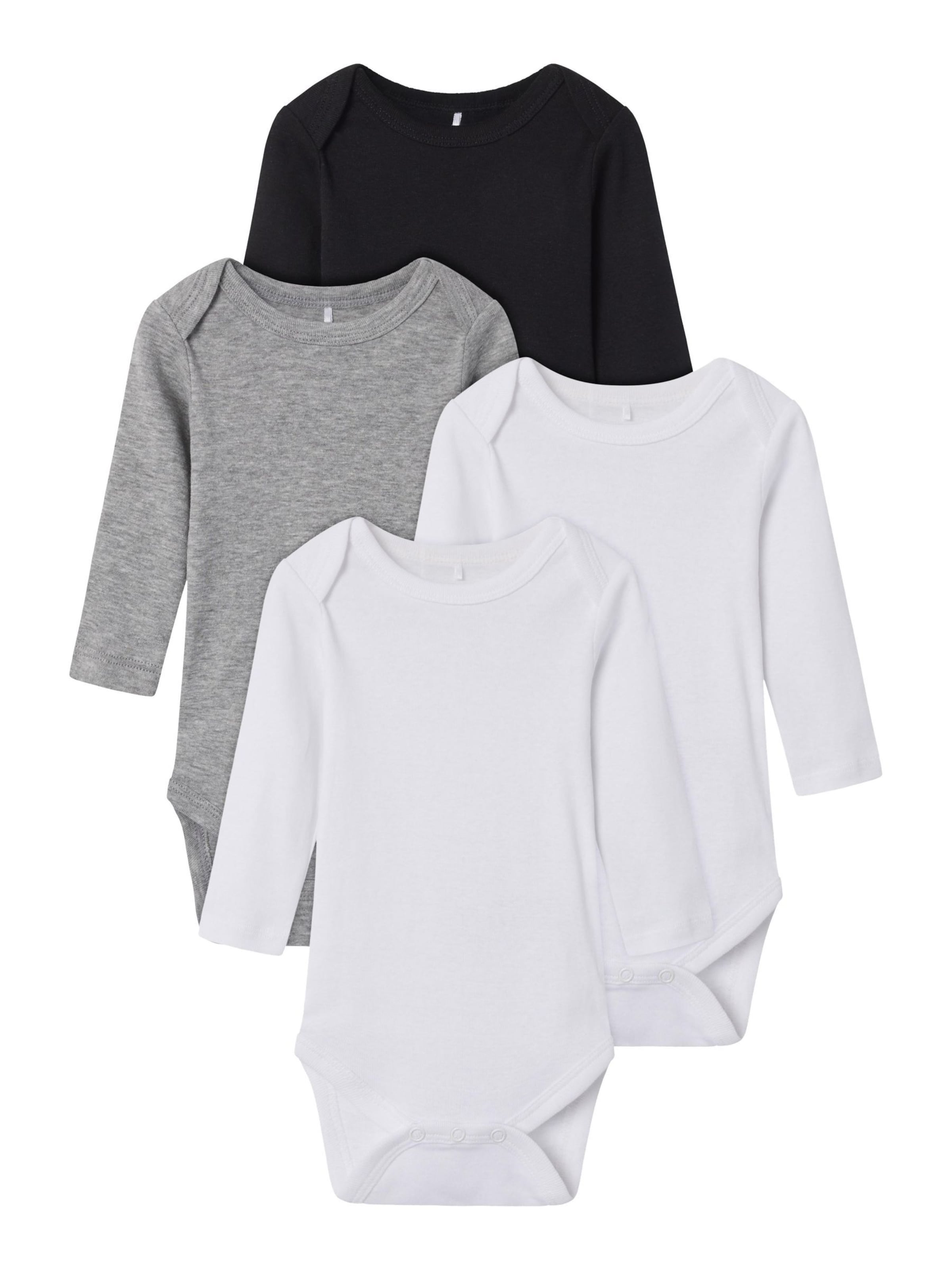 Barboteuse / body TWO SOON en gris : devant