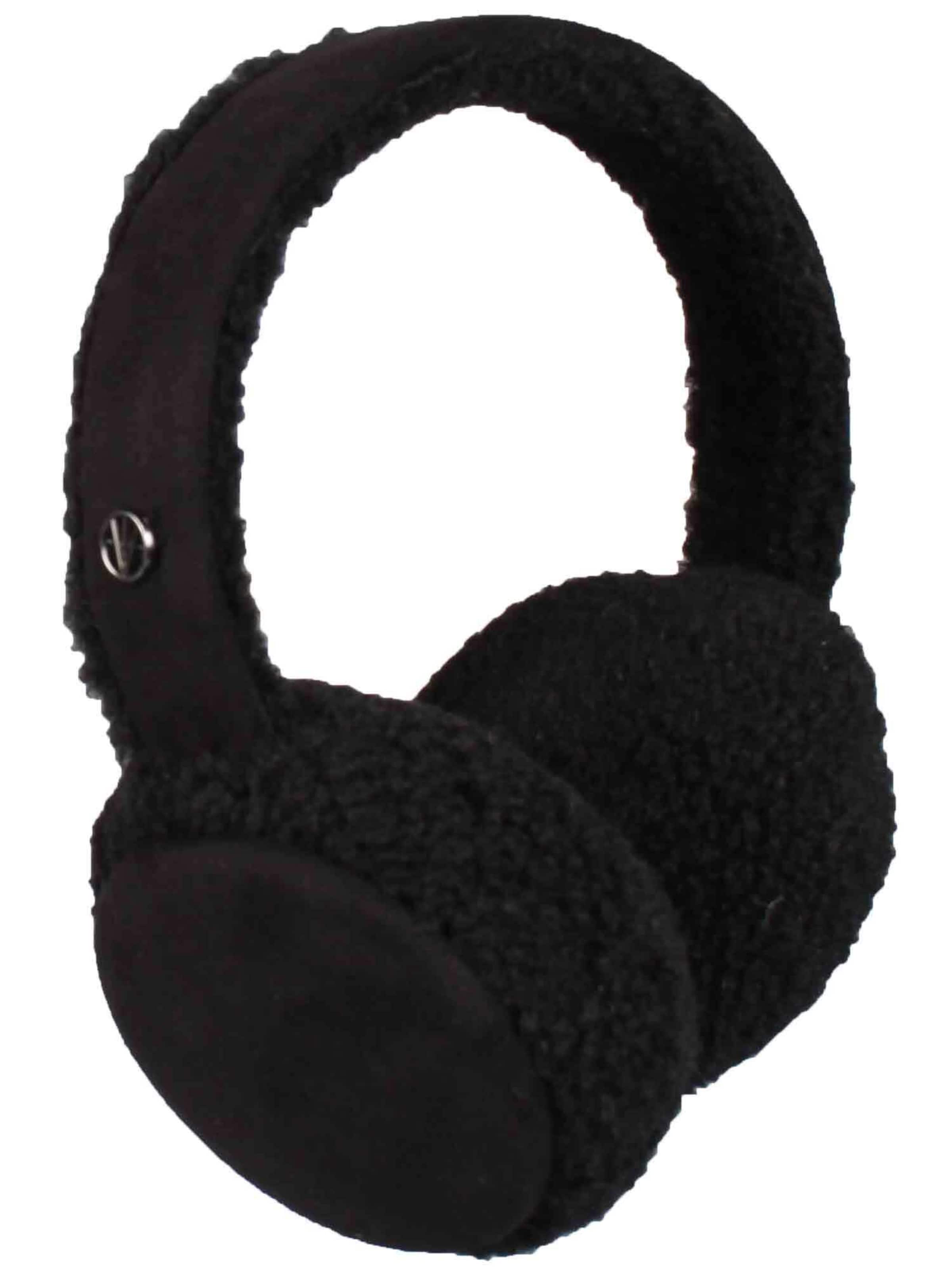 LOEVENICH Ohrwärmer in Schwarz: Vorderseite