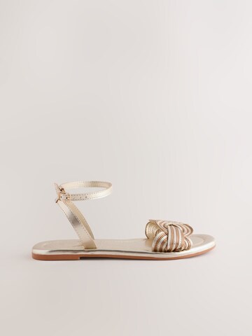 Next Remienkové sandále 'Forever Comfort' - Zlatá