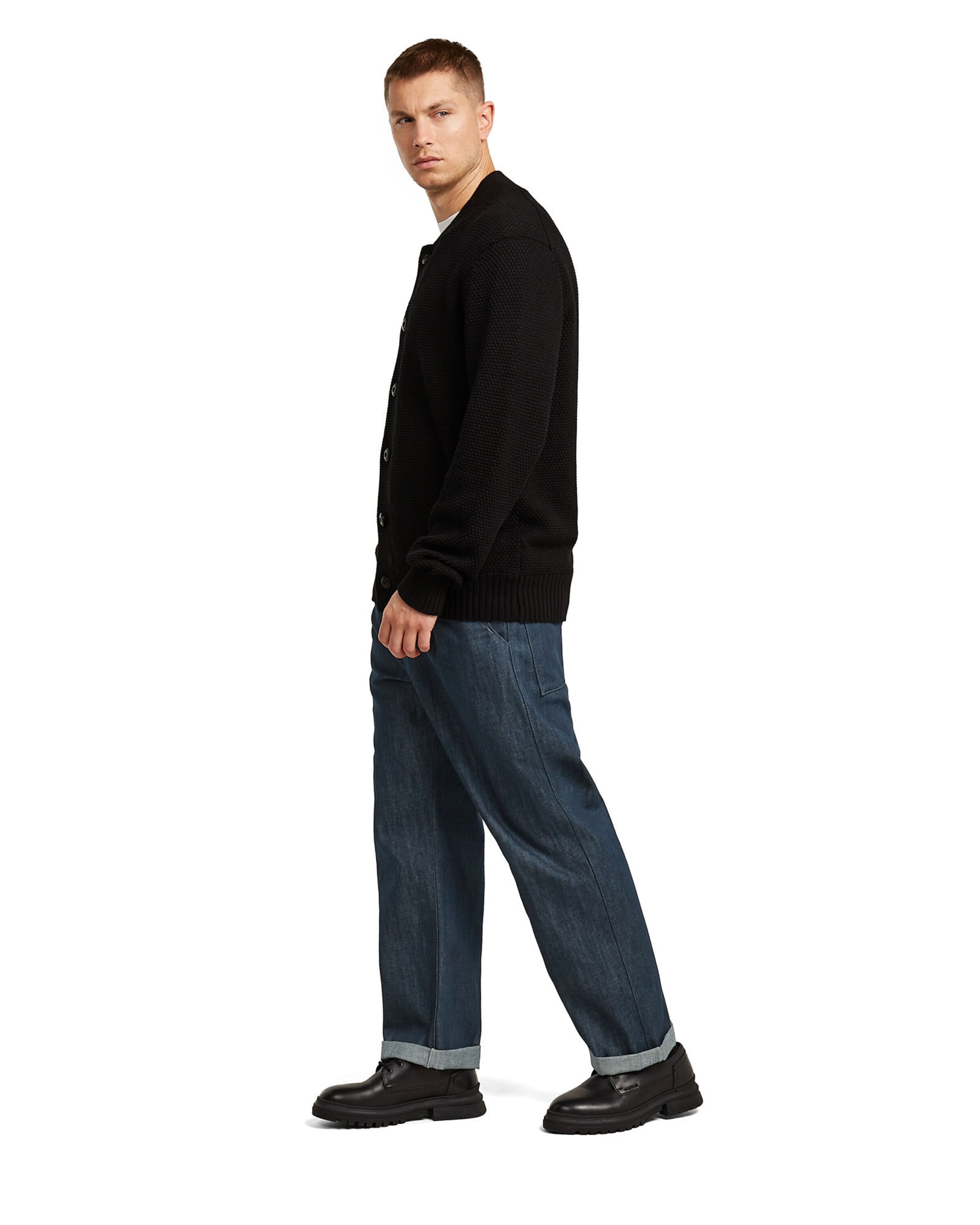 G-STAR Gebreid vest in Zwart