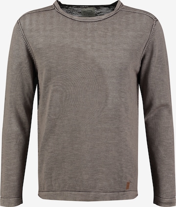 Key LargoSweater majica 'Angelo' - smeđa boja: prednji dio