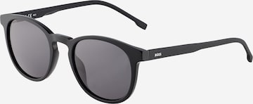 Ochelari de soare de la BOSS pe negru: față